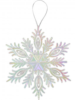 Новогоднее подвесное украшение 5см "Зимняя звезда" 12.5*12.5см, MILAND/НУ-7465