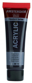Краска акриловая Amsterdam туба 20мл №735 Черный оксид