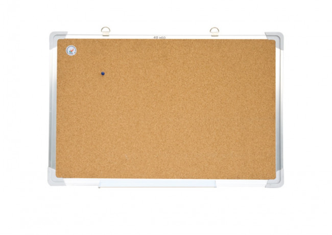 Доска пробковая 60х90 см, алюминиевая рамка, CA60*90