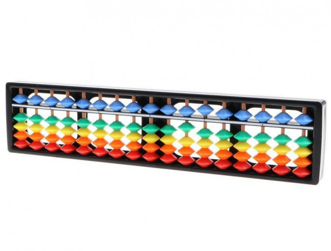 Счеты "Абакус" 17 разрядный, 26,5см*6см, цветной, Asmar