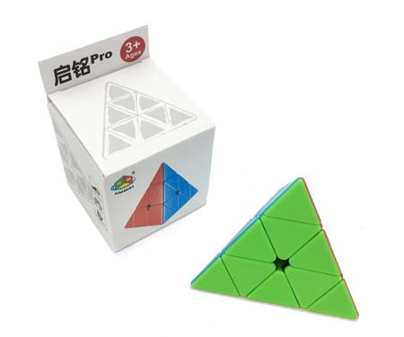 Кубик-Головоломка CQ-43/CJ-21/CE-120 "Пирамида" грань 10см, матовая, в к/кор №FX8808 (2/144/288)