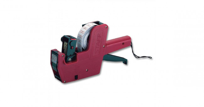 Этикет-пистолет 1-строчный (цифры, знаки), 8 символов, 21х12 мм, (этикетка 123568-123571) STAFF "EVERYDAY"