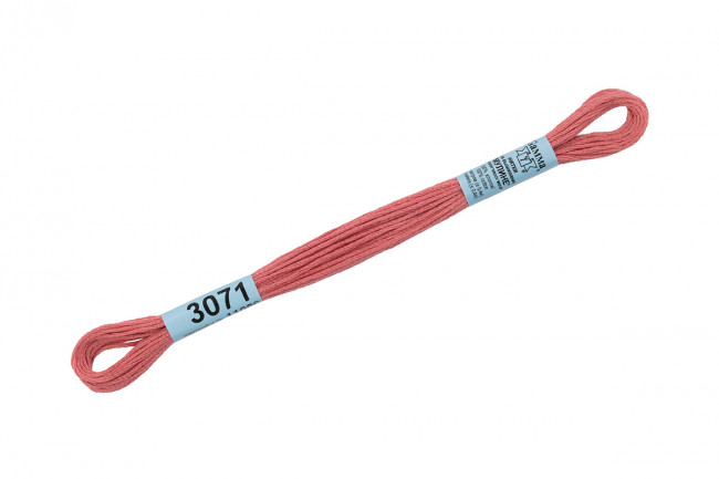 Нитки для вышивания "Gamma"    мулине  ( 3071-3172 )  100% хлопок     8 м №3071 гр.розовый